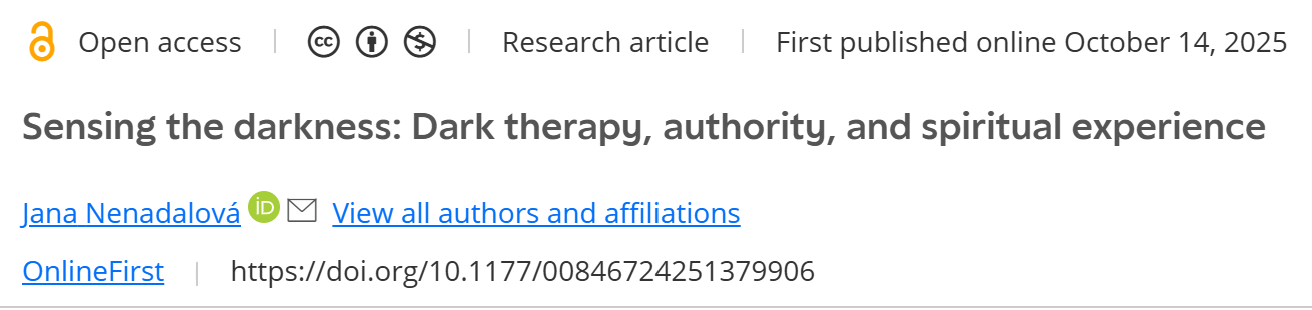 Dark therapy article